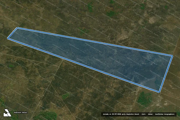 Imagem de satélite de FAZENDA CARAMURU - Parcela 1 em São Félix do Araguaia - MT