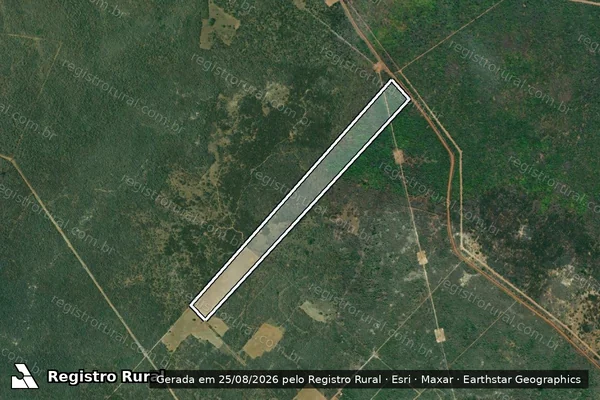 Imagem de satélite de PROJETO DE ASSENTAMENTO BAIXA DO NOVILHO - Lote 1 - Parte 1 em Parazinho - RN
