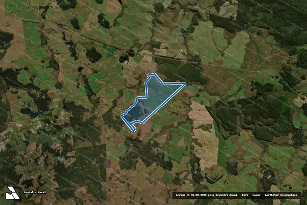 Imagem de satélite de Fazenda Peri - Parte 1 em Água Doce - SC