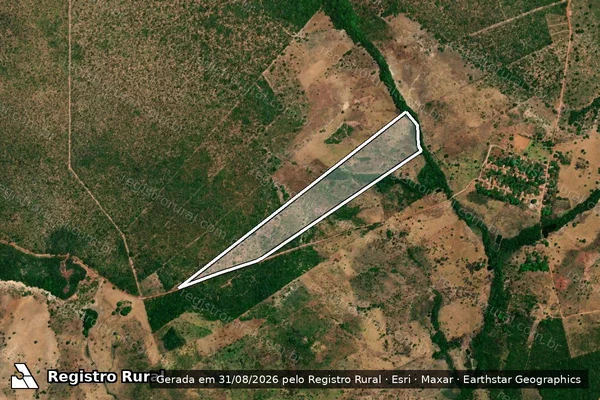 Imagem de satélite de LOTE 30-SÍTIO BOA SORTE-P. A. PAULO FREIRE - Lote 30-P1 em São Pedro dos Crentes - MA