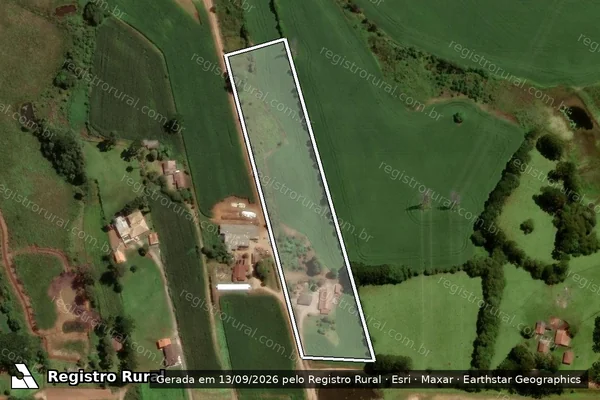 Imagem de satélite de Chácara Brandl - Parte 1 em São José dos Pinhais - PR