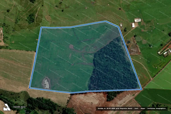 Imagem de satélite de IMÓVEL 3 - Lote Rural nº 51 da Gleba 97-FB em Nova Prata do Iguaçu - PR