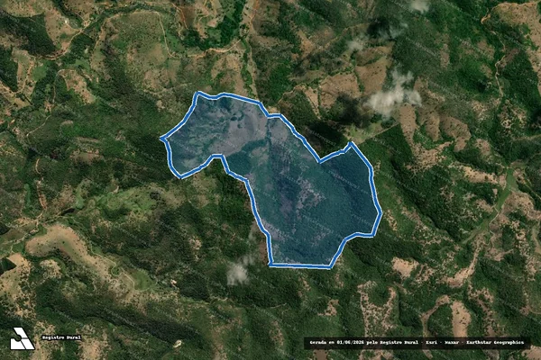 Imagem de satélite de FAZENDA BOA SORTE - Parte 1 em Catuji - MG