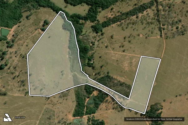 Imagem de satélite de Fazenda Formiguinha - Parte 1 em Cláudio - MG