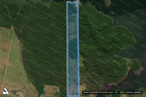 Imagem de satélite de SITIO CRUZEIRO DO SUL - Parte 1 em Itaúba - MT