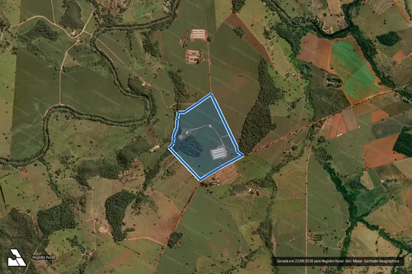 Imagem de satélite de RN AGROPECUÁRIA - 001 em Heitoraí - GO