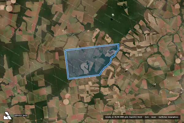 Imagem de satélite de FAZENDA BARÃO ÁREA "I" em Sorriso - MT