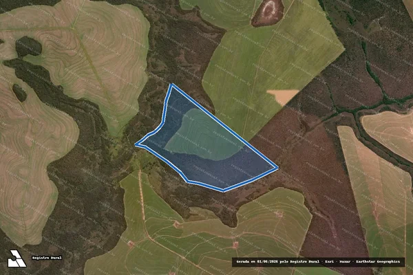Imagem de satélite de FAZENDA ITABIRAPUA em Alto Garças - MT