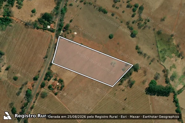 Imagem de satélite de Sitio Tres Reis - Parte 01 em Pedregulho - SP
