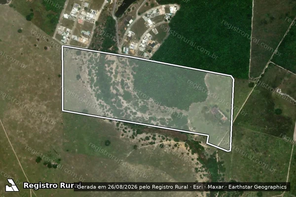 Imagem de satélite de Fazenda Céu Azul - Gleba E em Teixeira de Freitas - BA