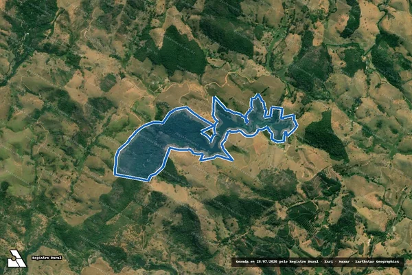 Imagem de satélite de Sítio Cachoeira Barra Alegre / Sítio Cachoeira Barra Alegre em São José do Calçado - ES