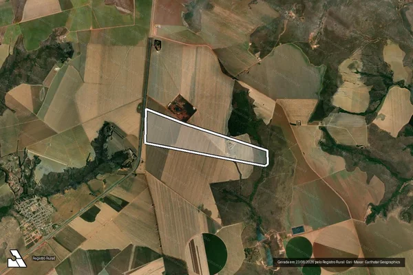 Imagem de satélite de FAZENDA MARTINHO LUGAR DENOMINADO JATOBÁ - PARTE 1 em Cristalina - GO