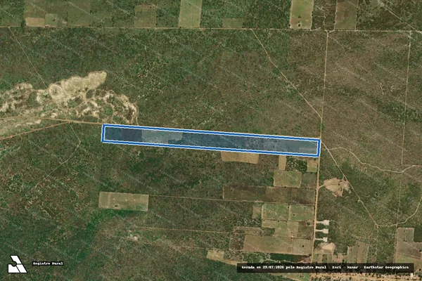 Imagem de satélite de PA FAZENDA PALHEIROS - LOTE 97 - Parte 1 em Upanema - RN