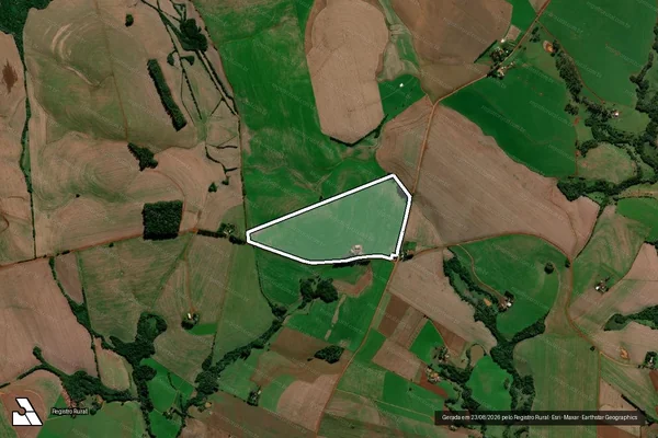 Imagem de satélite de Benagro Agropecuária - Benagro Agropecuária 5 em Santo Ângelo - RS