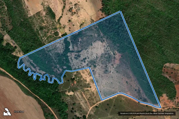 Imagem de satélite de FAZENDA BOQUEIRÃO lugar denominado  VACA PRETA  GLEBA 01 /  GLEBA C - Gleba C-2 em Unaí - MG
