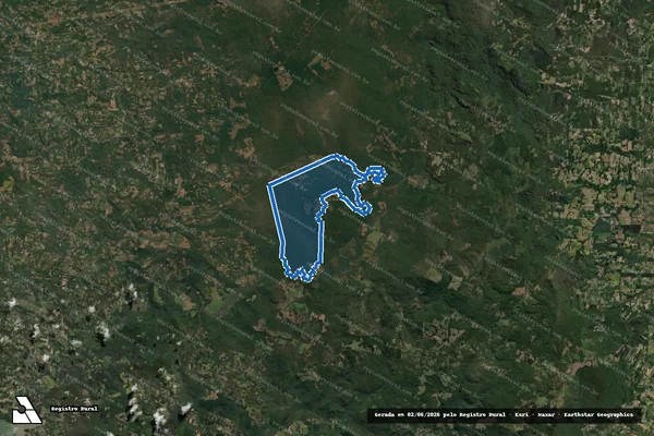 Imagem de satélite de FAZENDA TAGUÁ - Gleba 04 em Cruz Machado - PR