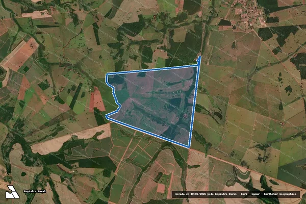 Imagem de satélite de FAZENDA SANTA LÚCIA - FAZENDA SANTA LÚCIA - GLEBA A em Cardoso - SP