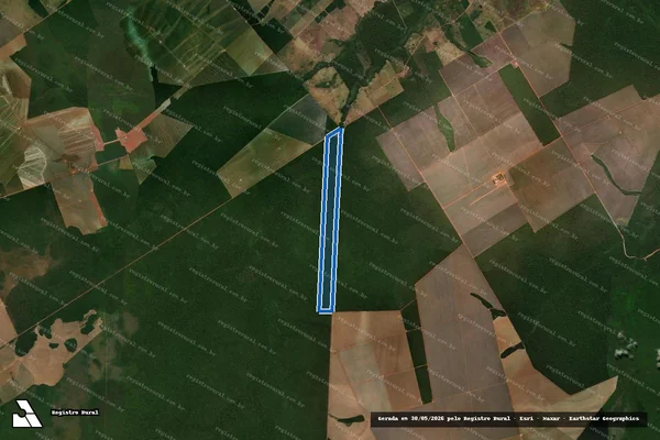 Imagem de satélite de FAZENDA CAIBU III - Faz Caibu III em Brasnorte - MT