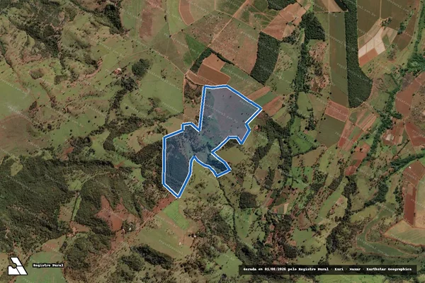 Imagem de satélite de FAZENDA CACHOEIRINHA - Parcela 1 em Araguari - MG