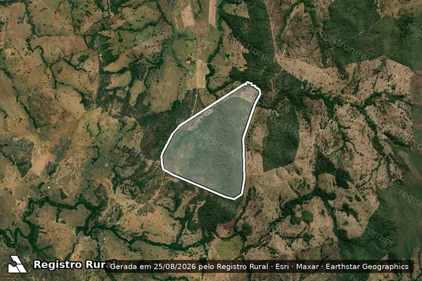 Imagem de satélite de FAZENDA DARCA - Parte 1 em Formoso - GO