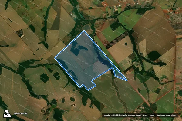 Imagem de satélite de Fazenda Santa Dina Pezzini II - Parte 1 em Tangará da Serra - MT