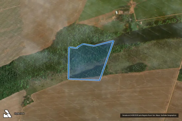 Imagem de satélite de Fazenda Rioverdinho Monte Alegre - Parcela 1 em Rio Verde - GO