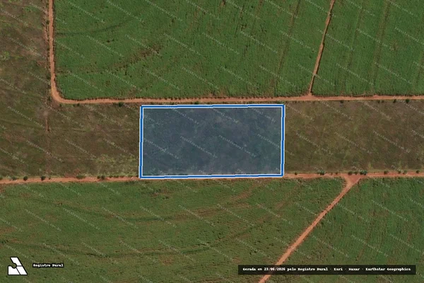 Imagem de satélite de LOTE SUBDIVISÃO 01-A/01/3-Z-5-1-A/PARTE-01 - GLEBA SINOP em Terra Rica - PR