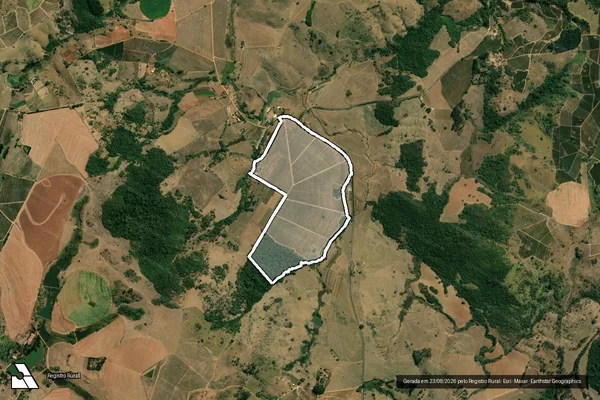 Imagem de satélite de Fazenda Rio Claro - Parte 1 em São José do Rio Pardo - SP