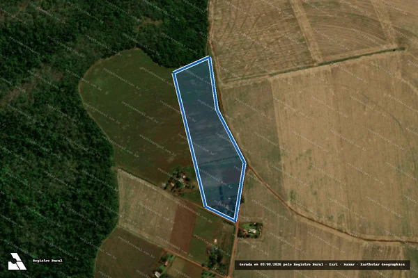 Imagem de satélite de Projeto de Assentamento Itamarati II em Ponta Porã - MS
