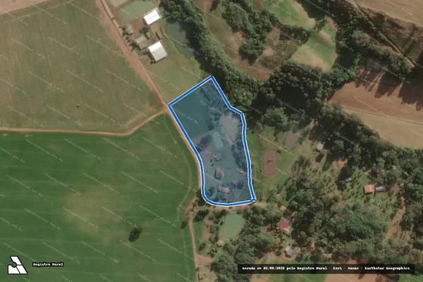 Imagem de satélite de SITIO SIQUEIRA - Parte 3 em Papanduva - SC