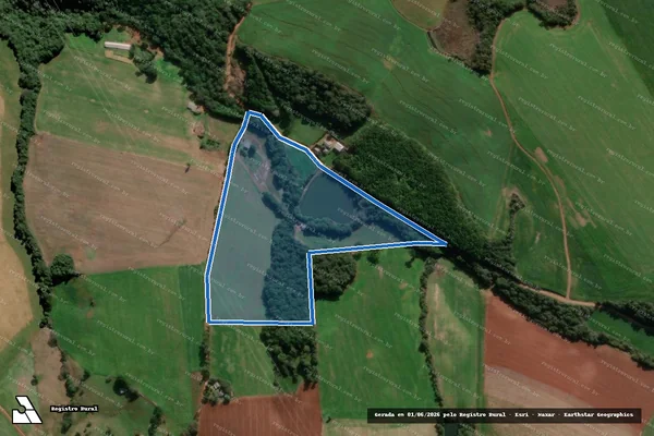 Imagem de satélite de PE SANTA RITA ? LOTES - LOTE 08 em David Canabarro - RS
