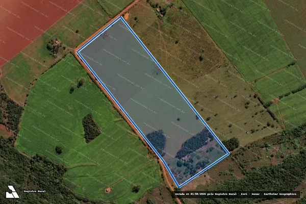 Imagem de satélite de Projeto de Assentamento Lagoa Grande - LOTE 47 em Dourados - MS