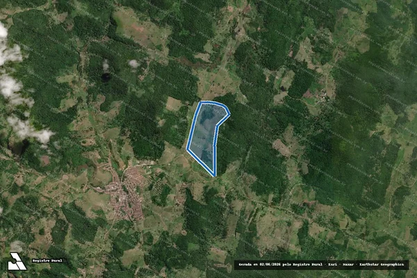 Imagem de satélite de FAZENDA BELA VISTA - BELA VISTA GLEBA1 em Itagi - BA