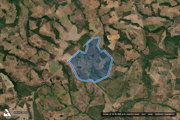 Imagem de satélite de FAZENDA ENTRE RIOS - Gleba A em Talismã - TO