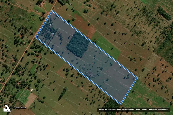 Imagem de satélite de Lote 165 - Projeto de Assentamento Marcos Freire  - Lote 165 em Dois Irmãos do Buriti - MS