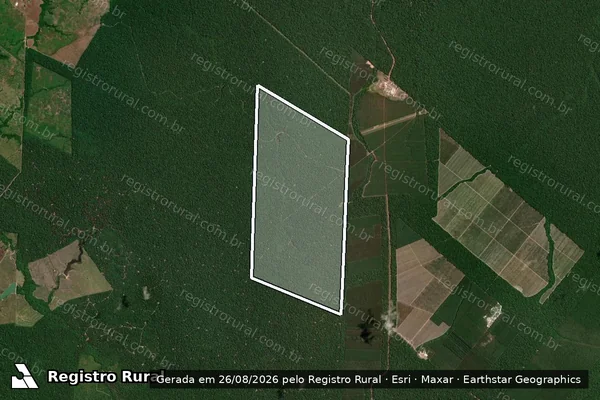 Imagem de satélite de FAZENDA NOVA CONCEIÇÃO X - FAZENDA SEIGO II em Tomé-Açu - PA
