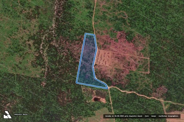 Imagem de satélite de Projeto de Assentamento Pedro Ezequiel de Araújo - Lote 29     - 001 em Ipanguaçu - RN