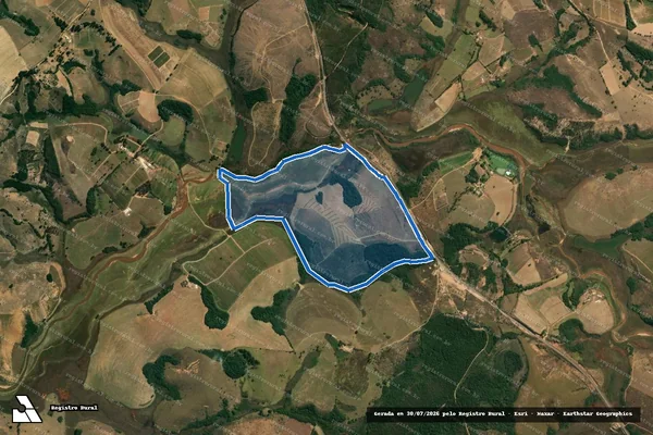 Imagem de satélite de Fazenda Espigão - Parte 2 em Oliveira - MG