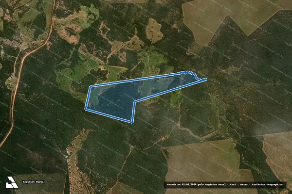 Imagem de satélite de Fazenda Olho D Água - Lote 08 ?Jurema Eloi Gomes Pereira em Itiquira - MT