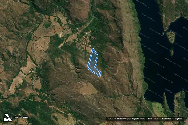 Imagem de satélite de Fazenda Piçarra VIII - Gleba 03 em Ibiraci - MG