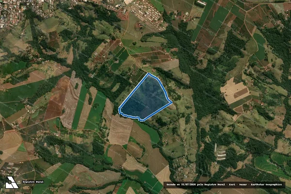 Imagem de satélite de LOTE N 11/12 em Jandaia do Sul - PR