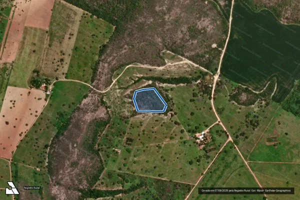 Imagem de satélite de PROJETO DE ASSENTAMENTO ÁGUA LIMPA em Niquelândia - GO
