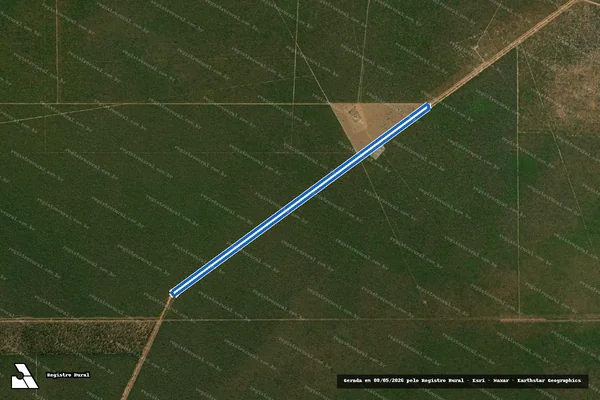 Imagem de satélite de Agropecuária Santo Expedito I - RODOVIA em Reserva do Cabaçal - MT