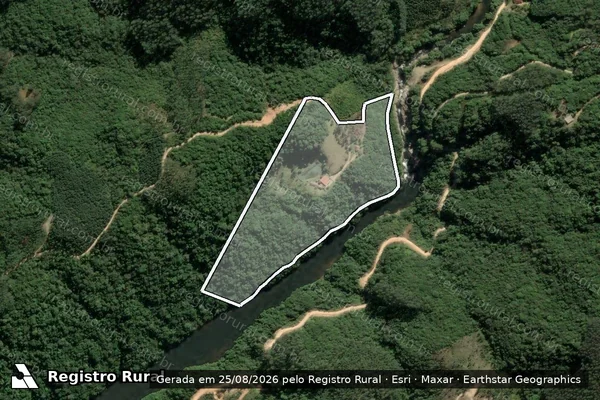 Imagem de satélite de Wilson Roecker - Parcela 1 em Santa Rosa de Lima - SC