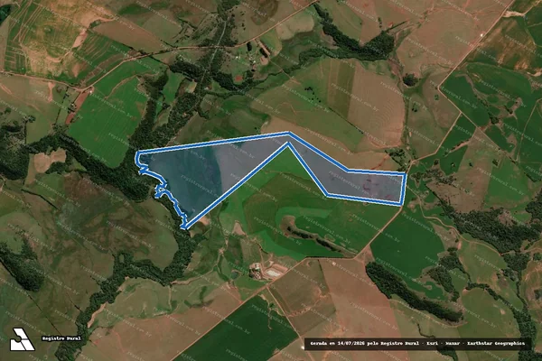 Imagem de satélite de Granja Cinamomo - Parte 1 em Unistalda - RS