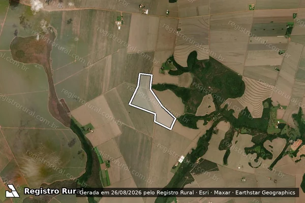 Imagem de satélite de FAZENDA RIO VERDINHO MONTE ALEGRE - Parte 8 em Rio Verde - GO