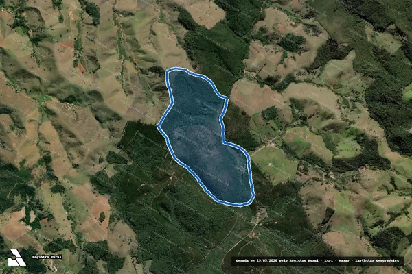 Imagem de satélite de FAZENDA CORU GUAÇU em Taubaté - SP