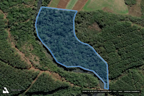 Imagem de satélite de Fazenda Vitória - Mat. 0.224 - Gleba A em Lebon Régis - SC