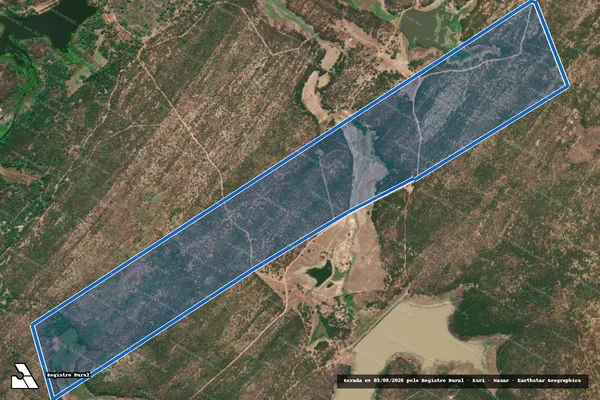 Imagem de satélite de SÍTIO MARAVILHA - Mat. 297 em Caicó - RN