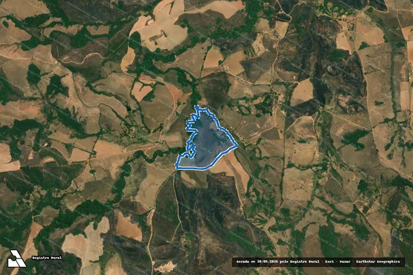 Imagem de satélite de FAZENDA CÓRREGO GRANDE - PARCELA 1 em Andrelândia - MG